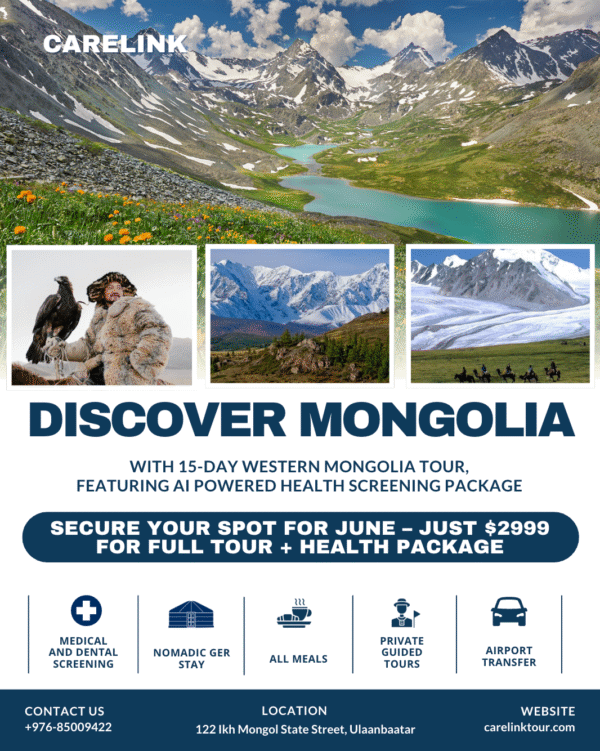 Wellness Journey: Western Mongolia (15 Days)